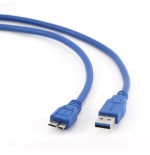 Gembird cable usb 3.0 a microusb-tipo b  0.5m  azul