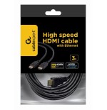 Gembird cable hdmi v2.0  4k  4.50m m/m high speed negro cc-hdmi4-15