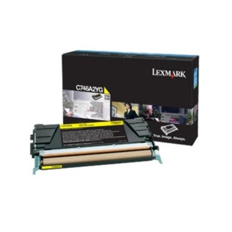 Lexmark toner amarillo projekt c746 748 aprox. 7.000 s.