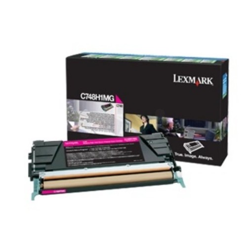 Toner lexmark c74x magenta c748h3mg