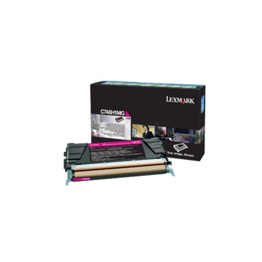 Toner lexmark c74x magenta c748h3mg