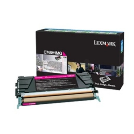 Toner lexmark c74x magenta c748h3mg