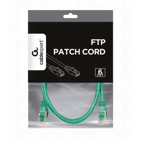 Gembird cable de red ftp cat6 awg24 1m verde