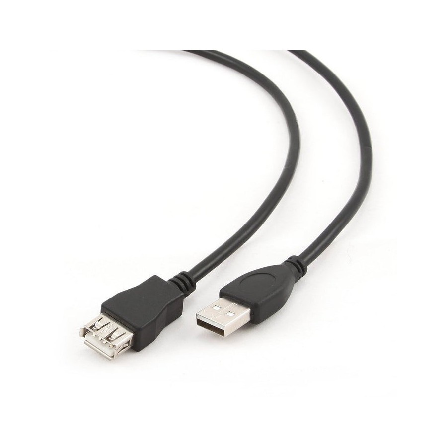 Gembird cable usb2.0  a/a (alargo) m/h  1.8m negro  ccp-usb2-amaf-6