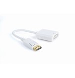 Gembird adaptador displayport a dvi m/h blanco  a-dpm-dvif-002-w
