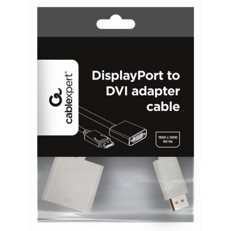 Gembird adaptador displayport a dvi m/h blanco  a-dpm-dvif-002-w