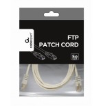 Gembird cable de red ftp cat5e 1m gris