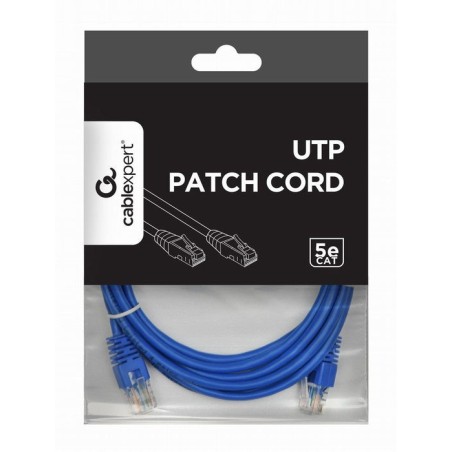 Gembird cable de red utp cat5e  2m azul