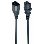 Gembird cable de alimentacion c14 m/h 5m negro  pc-189-vde-5m
