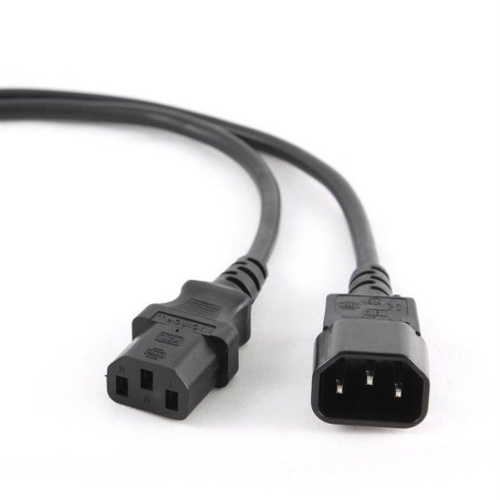 Gembird cable de alimentacion c14 m/h 5m negro  pc-189-vde-5m