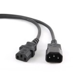 Gembird cable de alimentacion c14 m/h 5m negro  pc-189-vde-5m