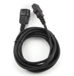 Gembird cable de alimentacion c14 m/h 5m negro  pc-189-vde-5m
