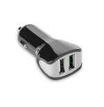 Celly cc2usbturbobk cargador de dispositivo móvil auto negro, gris