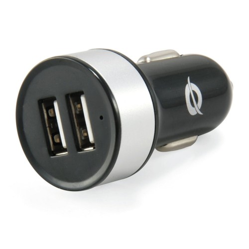 Conceptronic cargador 5v 2xusb para coche 12/24v c05-219