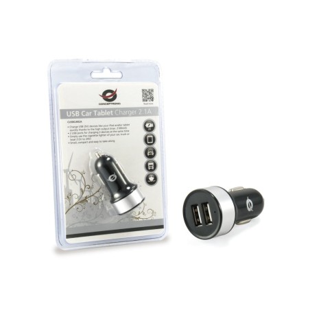 Conceptronic cargador 5v 2xusb para coche 12/24v c05-219