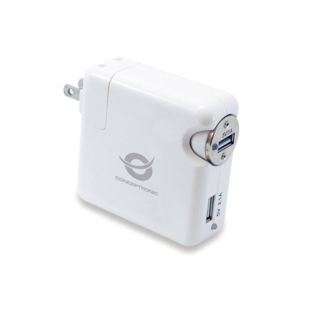 Conceptronic kit cargador de viaje universal incluye cargador usb a coche y pared usb 5v 2a