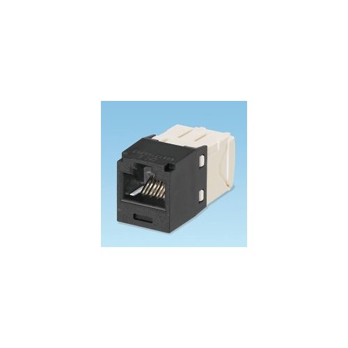 Panduit utp rj45 tg-minijack kat 6 negro, blanco