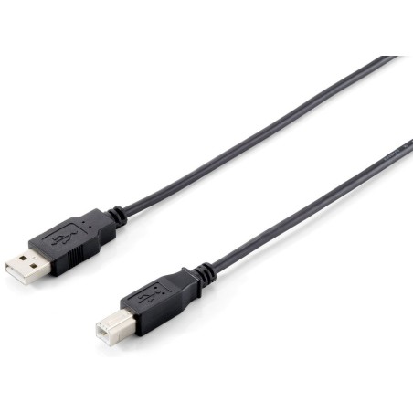 Equip cable usb 2.0 a/b (impresora)  1.80m   negro