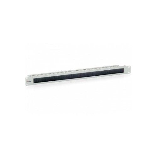 Equip panel pasacables con cepillo 1u con barra de soporte