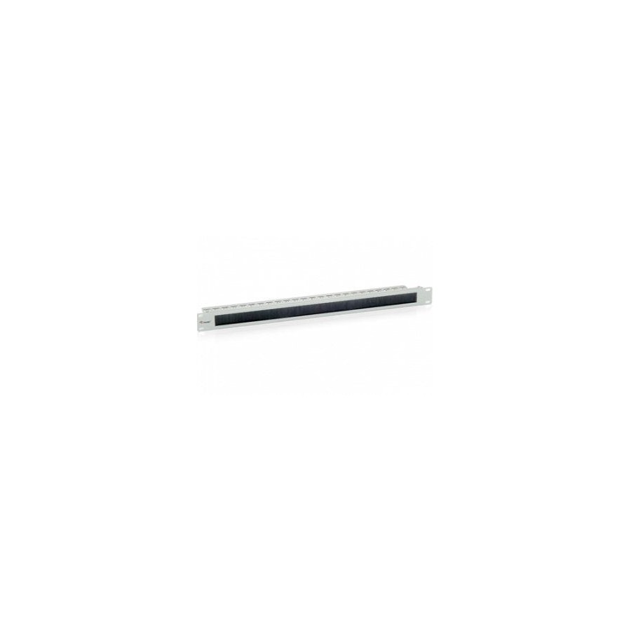 Equip panel pasacables con cepillo 1u con barra de soporte