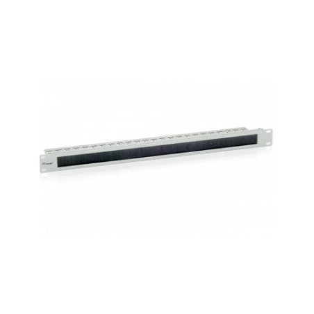 Equip panel pasacables con cepillo 1u con barra de soporte