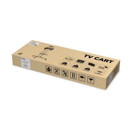 Equip soporte pantalla de suelo con ruedas equip para pantalla de 37 - 70 fijo max. vesa 600x400 hasta 50kg