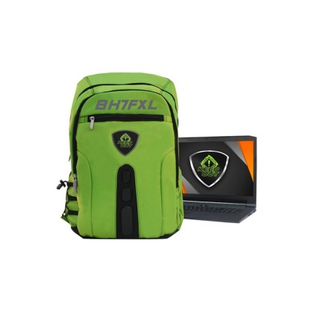 Keep out mochila gaming bk7 full xl  verde 17"