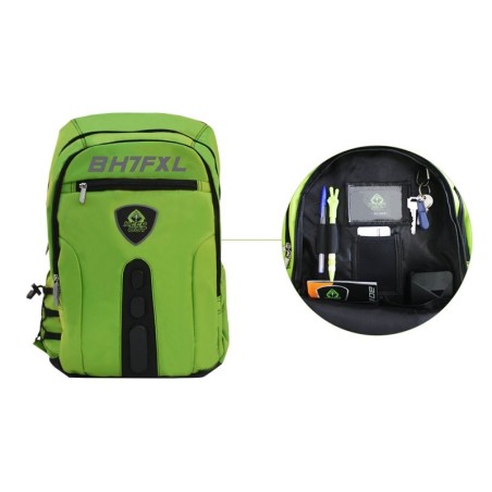 Keep out mochila gaming bk7 full xl  verde 17"