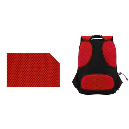 Keep out mochila gaming bk7 xl  negro-rojo 17"