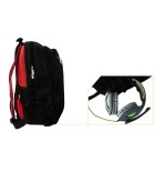 Keep out mochila gaming bk7 xl  negro-rojo 17"