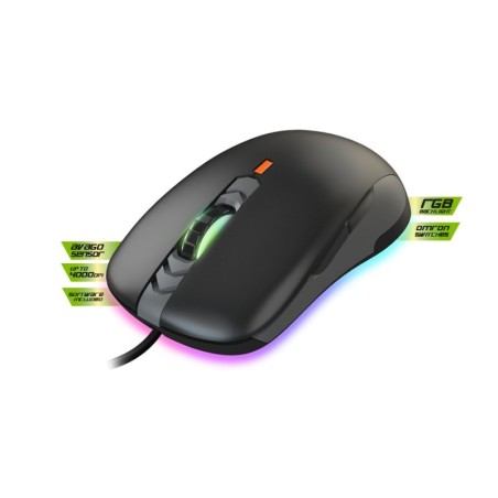 Raton keep out laser gaming 4000dpi 6 botones x5pro