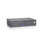 Level one switch no gestion 8p 10/100 1p 10 /100/1000 poe 115w + 1p sfp gigabit