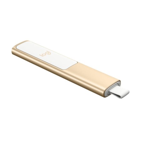 Logitech presentador laser retail dorado wireless presenter