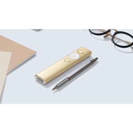 Logitech presentador laser retail dorado wireless presenter