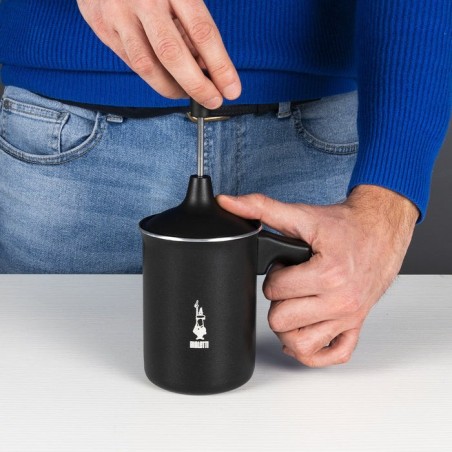 Espumador de leche bialetti tuttocrema 3 tazas - negro (agr394)