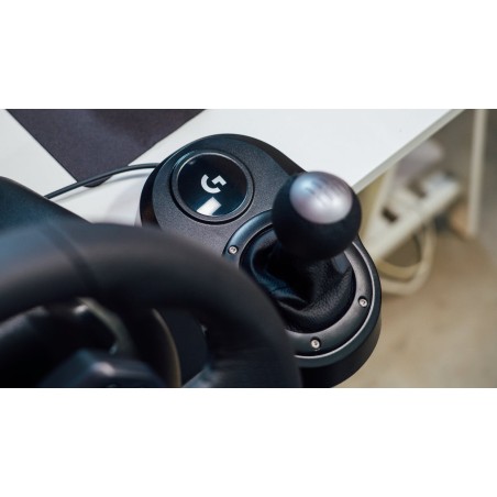 Palanca de cambio logitech driving force shifter para volantes g293 g920 y g29 6 velocidades