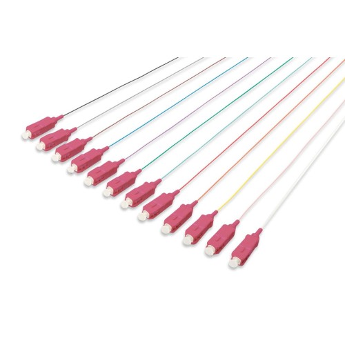Digitus sc om4 2m cable de fibra optica pigtail multicolor