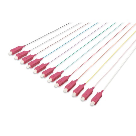 Digitus sc om4 2m cable de fibra optica pigtail multicolor