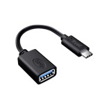 Conversor trust 20967 usb tipo-c macho usb hembra 9cm negro