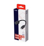 Conversor trust 20967 usb tipo-c macho usb hembra 9cm negro