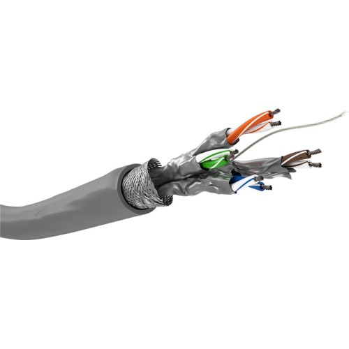 Goobay cable de red s/ftp cat6 8h 100 metros awg27