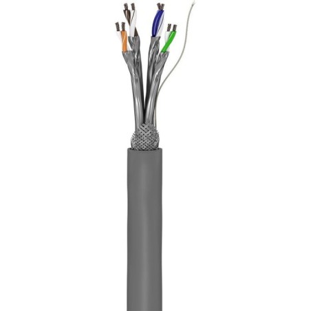 Goobay cable de red s/ftp cat6 8h 100 metros awg27
