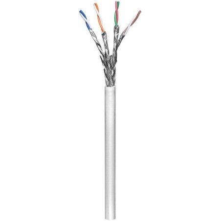 Goobay cable de red s/ftp cat6 8h 100 metros awg27