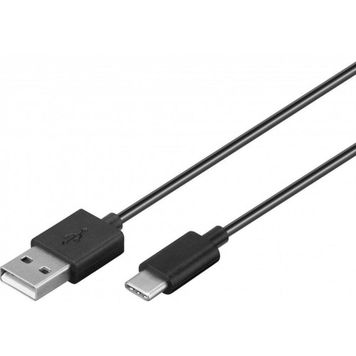 Goobay cable de carga/sync usb-c 1m negro