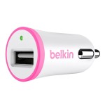 Belkin cargador usb para mechero coche 1a rosa