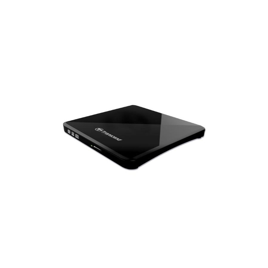 Grabadora externa transcend dvd 8x slim usb negra