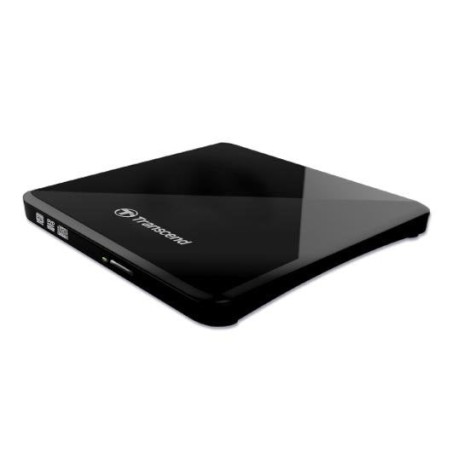 Grabadora externa transcend dvd 8x slim usb negra
