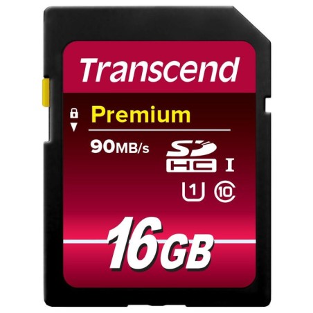 Transcend secure digital 16gb sdhc class10 uhs-i card 300x