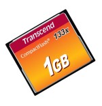 Transcend tarjeta compact flash 1gb 133x