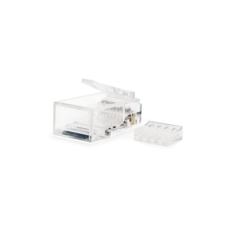 Nanocable conector para cable de red rj45 cat.6 utp 8 hilos 10uds.